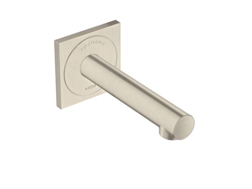 AXOR-HG-AXOR-Uno-Elektronik-Waschtischmischer-Unterputz-fuer-Wandmontage-mit-Auslauf-161-mm-Brushed-Nickel-45110820 gallery number 1